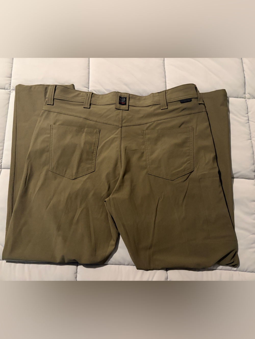 Men's Khaki Utility Pants - Brand: Wrangler All-Terrain - Picture 5 of 5